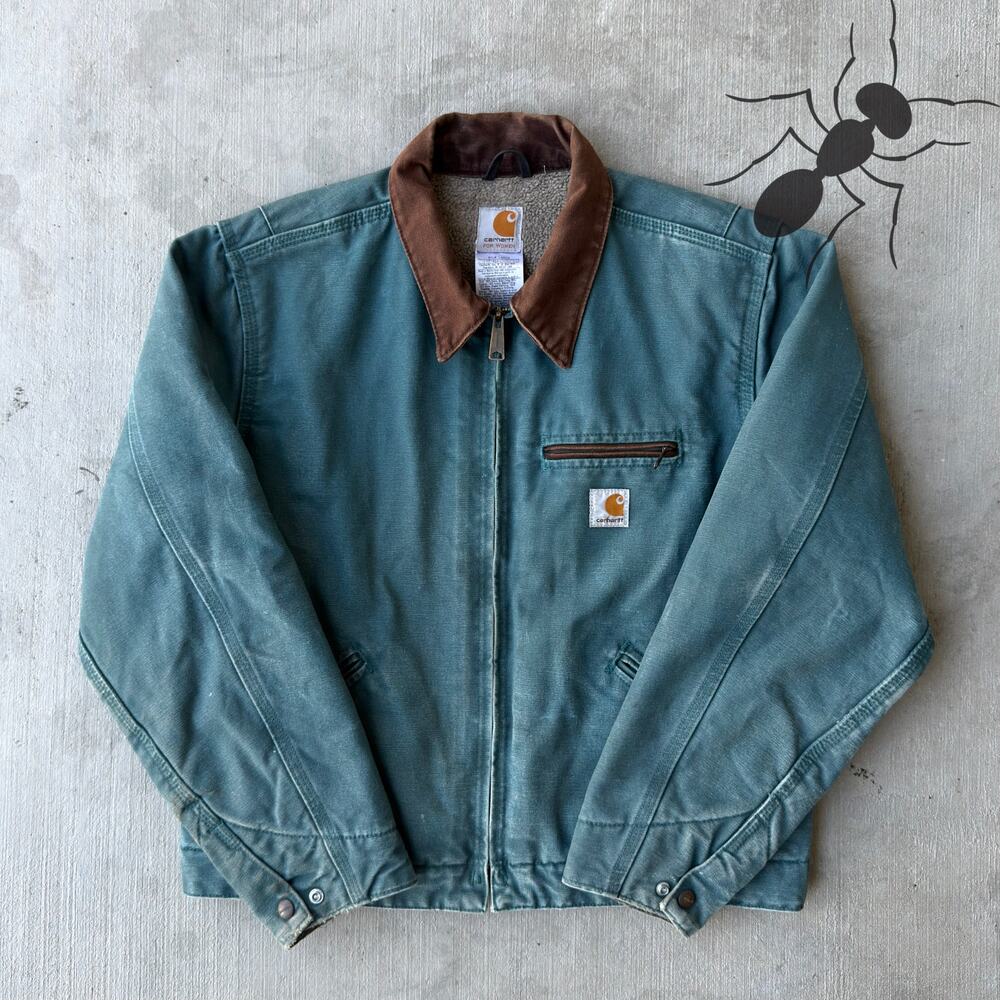 Carhartt WJ097 DTL green Detroit WOMENS work wear jacket